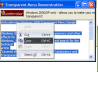 Click for PopupMenu - Transparent Menu Demonstration