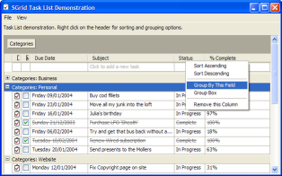 S-Grid 2.0 Task List Demonstration